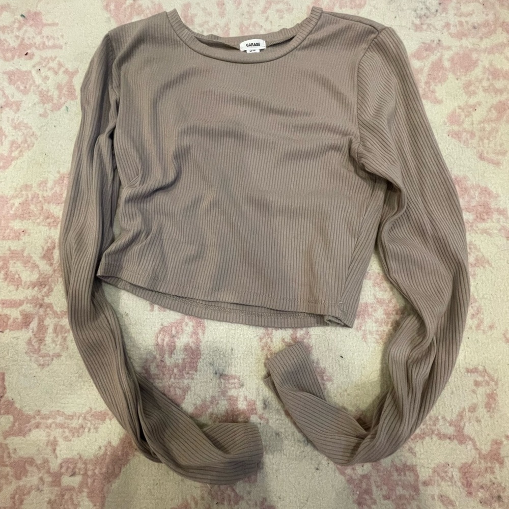 Garage women’s brown long sleeves